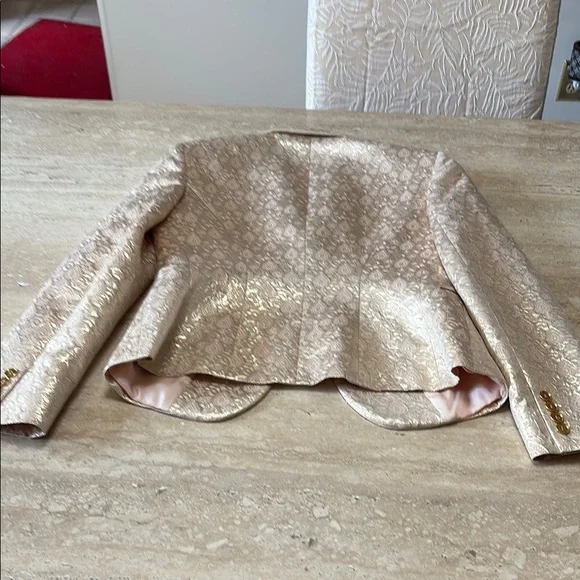 MICHAEL Michael Kors Cream Tailored Blazer pale, pink and white gold - Picture 16 of 16